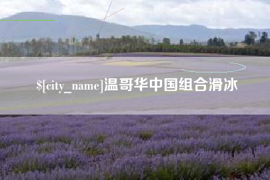 日土温哥华中国组合滑冰