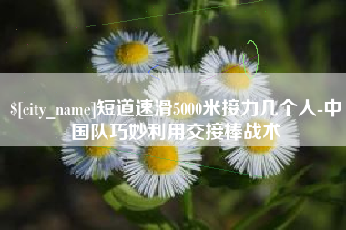 日土短道速滑5000米接力几个人-中国队巧妙利用交接棒战术