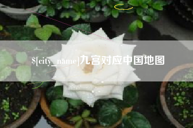日土九宫对应中国地图