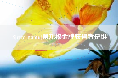 日土第九枚金牌获得者是谁