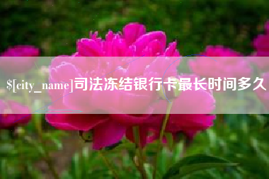 日土司法冻结银行卡最长时间多久
