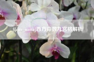 日土西方命数九宫格解析