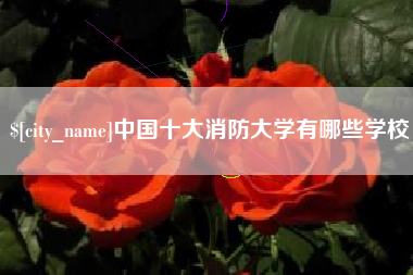 日土中国十大消防大学有哪些学校
