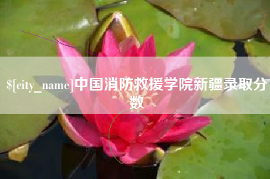 日土中国消防救援学院新疆录取分数