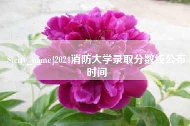 日土2024消防大学录取分数线公布时间
