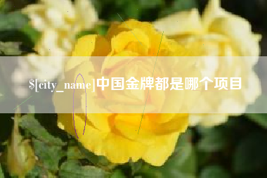 日土中国金牌都是哪个项目
