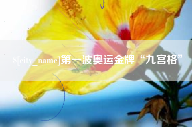 日土第一波奥运金牌“九宫格”