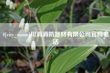 日土川消消防器材有限公司官网电话