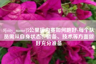 日土5公里接力赛如何跑好-每个队员需从自身状态、装备、技术等方面做好充分准备
