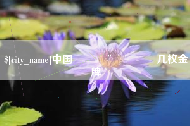 日土中国🇨🇳几枚金牌