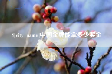 日土中国金牌能拿多少奖金