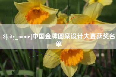 日土中国金牌图案设计大赛获奖名单