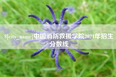 日土中国消防救援学院2024年招生分数线