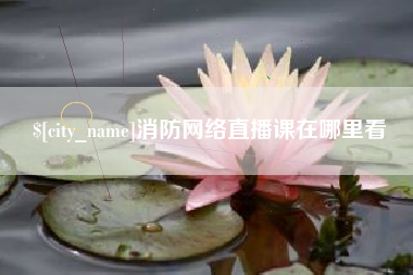 日土消防网络直播课在哪里看