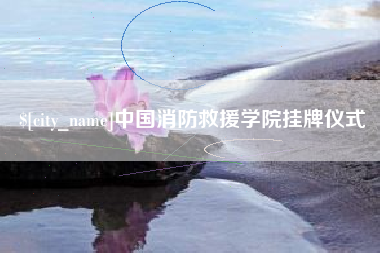 日土中国消防救援学院挂牌仪式