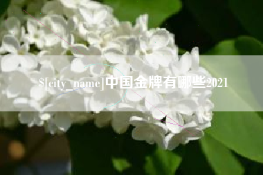 日土中国金牌有哪些2021
