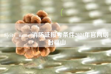 日土消防证报考条件2024年官网烟台福山